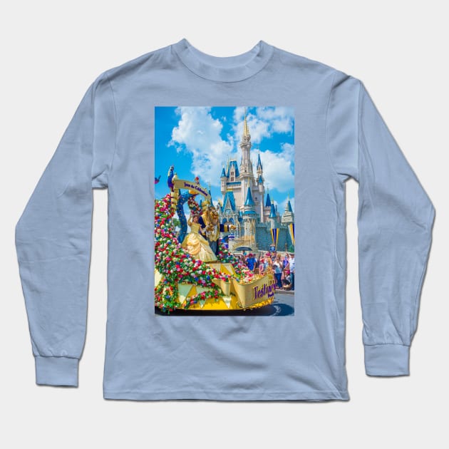 Beauty And The Beast Long Sleeve T-Shirt by lost-princess